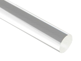 Tyče –  Plexi tyč Plexiglas GS Priemer (vonkajší): 15, Farba: číra, Kód farby: 0F00, Dĺžka: 2000, Hmotnosť: 0.42