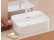 Ravak Umývadlo Ceramic Slim Shelf R 55, s otvorom pre batériu, s prepadom, biela matná