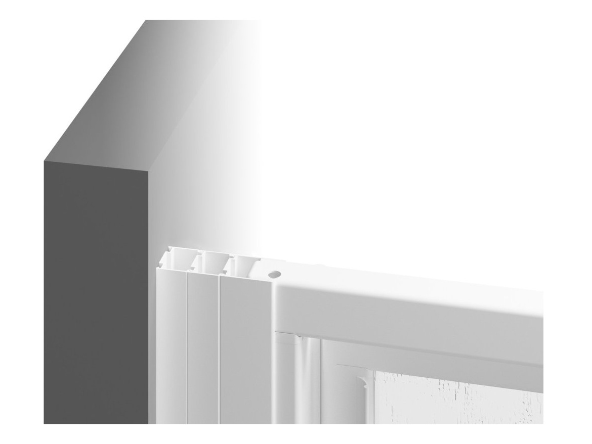 Ravak APSS 90 198, bílá+transparent