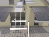 Prodloužení k hliníkové pergole Gutta Rozšíření Terrassendach Original