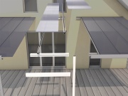 Prodloužení k hliníkové pergole Gutta Rozšíření Terrassendach Original