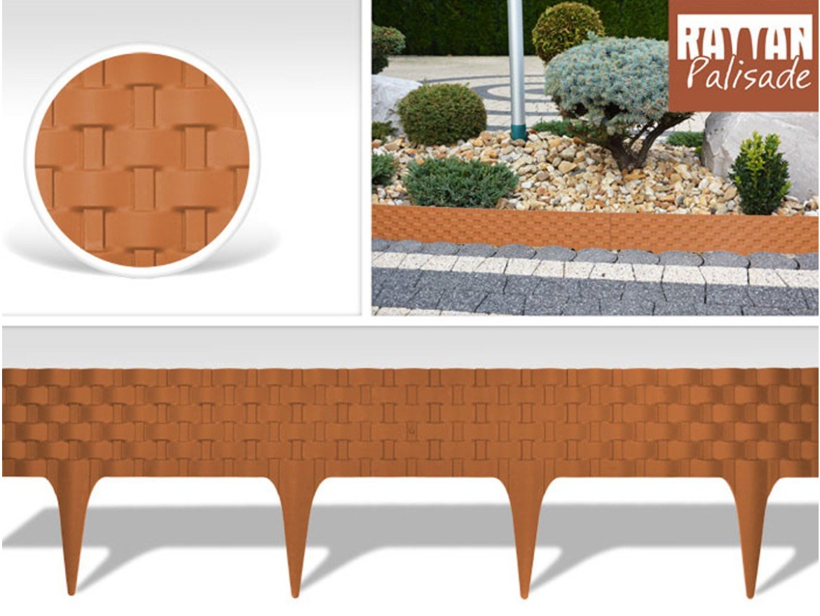 Zahradní palisáda Gardenplast Rattanpalisade