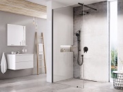 Ravak Walk-In Wall Set 70, bílá matná+transparent