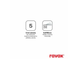 Ravak EL 032.00CR Sprchová nástenná batéria bez sprchového setu, chróm