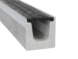 Betonový žlab s litinovou mříží Gutta C250
