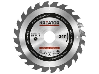 Zpracování dřeva –  Kreator Pilový kotouč na dřevo 185mm