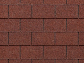 Asfaltové střešní šindele –  Uni Strong obdélník červená 3,2 m²