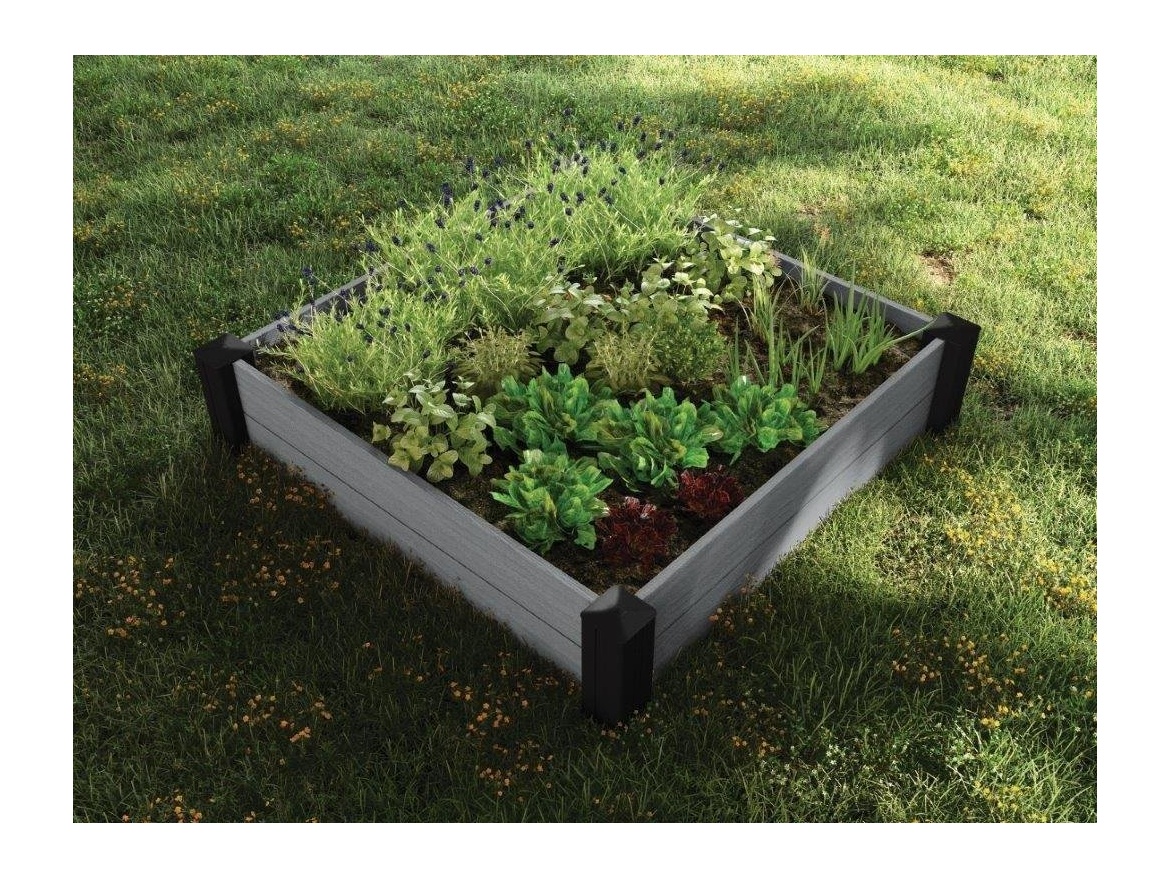 Vyvýšený záhon Keter Vyvýšený záhon  Vista Modular Garden Bed šedý