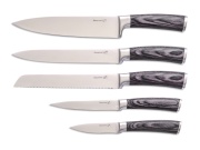 G21 Sada nožů  Gourmet Stone 5 ks + bambusový blok