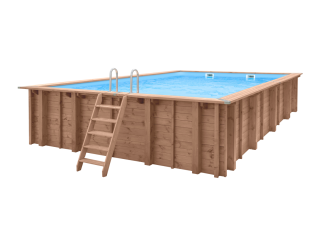 Bazény –  Tuindeco Luxury wooden swimming pool Playa Forti 834x492x138cm