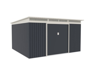 Zahradní domky –  G21 Zahradní domek  GRAH 1132 - 340 x 333 cm, antracitový