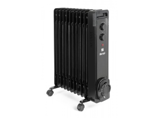 Radiátory –  G21 Olejový radiátor  Merapi černý, 11 žeber, 2500 W