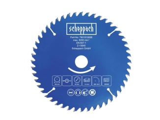 Příslušenství –  Scheppach Pilový kotouč TCT ( 165 x 20 x 1,6 mm, 48 Z )