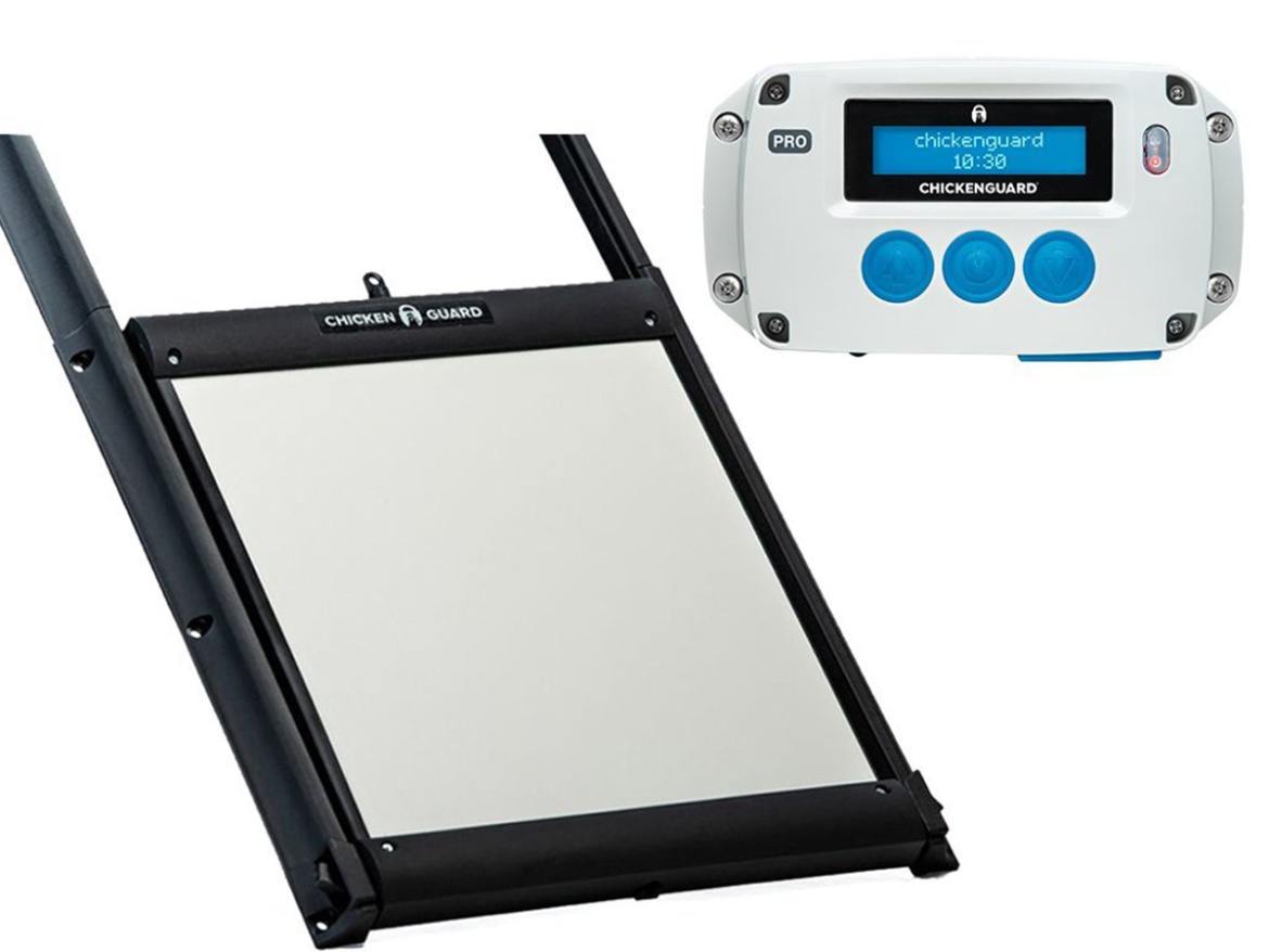 Komplet automatického otevírání a zavírání kurníku ChickenGuard Pro