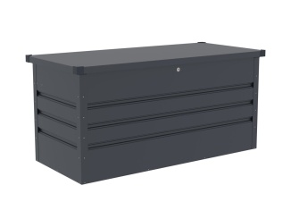 Boxy –  G21 Zahradní box  Denver 280 L, antracitový plechový