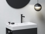 Ravak SG 014.20BLM Umývadlová batéria 255 mm bez odtokovej armatúry, čierna matná