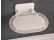Ravak Sedadlo Chrome, clear/biela