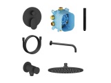 Ravak SG 090.10WHM Sprchový podomítkový set, bílá matná