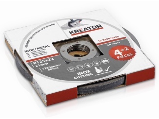 Příslušenství –  Kreator řezných kotoučů KRT070420 125 mm