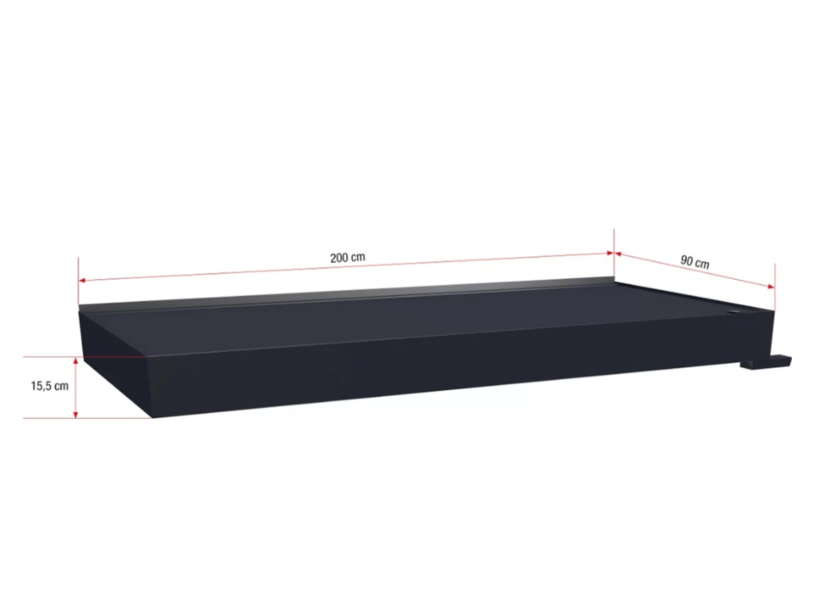 Vchodová stříška Gutta Guttavordach BS PLUS LED strip