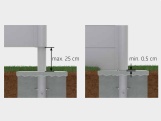 Biohort Sloupek pro zapuštění do betonu