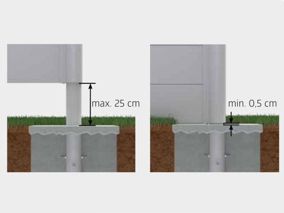 Biohort Sloupek pro zapuštění do betonu