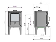 Litinová krbová kamna Morsø 3116 5,2 kW