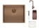 Kuchyňské dřezy Reginox SET Miami 500 Copper + baterie Crystal + příslušenství