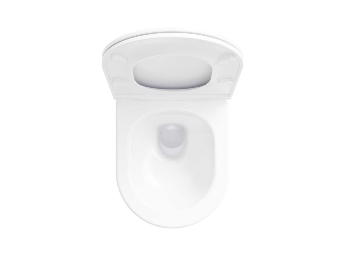 Ravak WC Flow RimOff set, závěsný, bílá