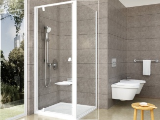 Sprchové kouty –  Ravak PPS 90, satin+transparent