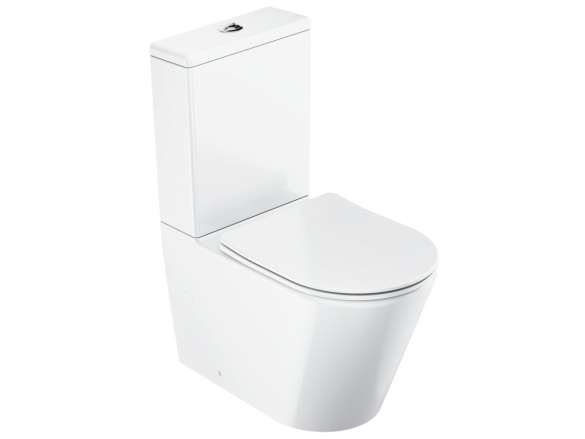 Ravak WC kombi Elegant RimOff set, vario odpad, biela