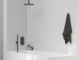 Ravak ES 067.20BLM.O3.RB07C Termostatická podomietková batéria 3-cestná pre R-box, čierna matná