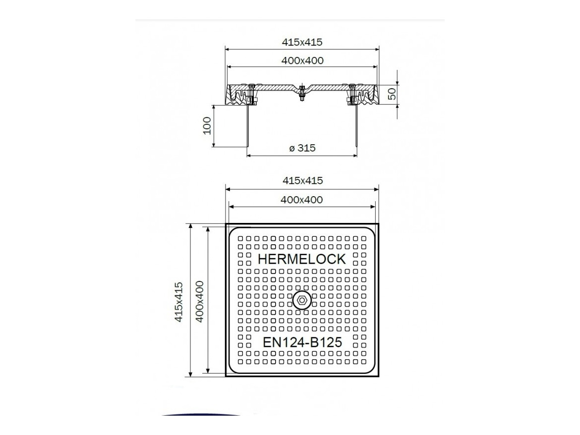 Poklop Hermelock Manhole Cover L