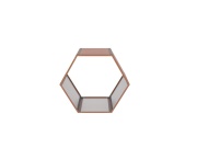 G21 Přístřešek na dřevo  HEX 53 - 92 x 60 cm, hnědý