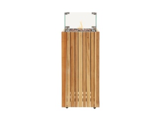 Topeniště –  COSI Plynové ohniště Cosipillar čtvercový / Teak