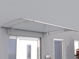 Vchodové stříšky Gutta –  Guttavordach PT/L 270 x 95 - strieborná / biela 7311306