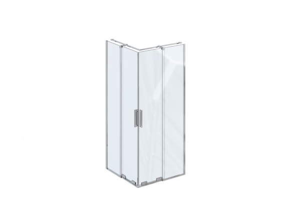 Ravak RORV2 80x80, lesk+transparent