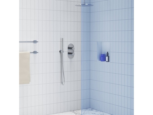 Ravak 705.00CR Sprchové rameno stropné 50 cm, chróm