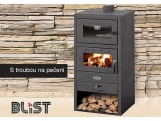 Krbová kamna s troubou na pečení Blist BR NAPOLI - 12 kW