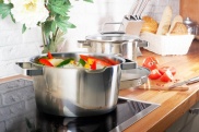 G21 Sada nádobí Gourmet Magic s cedníkem, 4 díly, nerez