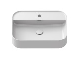 Ravak Umývadlo Ceramic Slim Shelf R 55, s otvorom pre batériu, s prepadom, biela matná