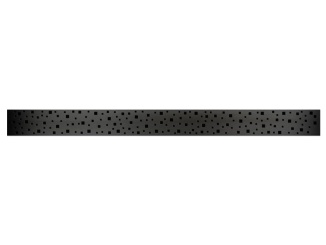Technická sanita –  Chuděj Mřížka LINE - černá 750 mm, Square