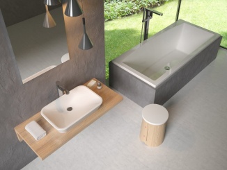 Umyvadla –  Ravak Umývadlo Ceramic R 60, bez otvoru pre batériu, bez prepadu, biela