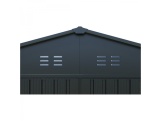 Kovová garáž 3 x 6 m se sedlovou střechou Antracit Riwall PRO RMCG 20x10 Anthracite