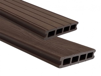 Terasová prkna Gutta –  Gutta Guttadeck terasové prkno WPC 3D oak brown, 140 x 25 x 4000 mm