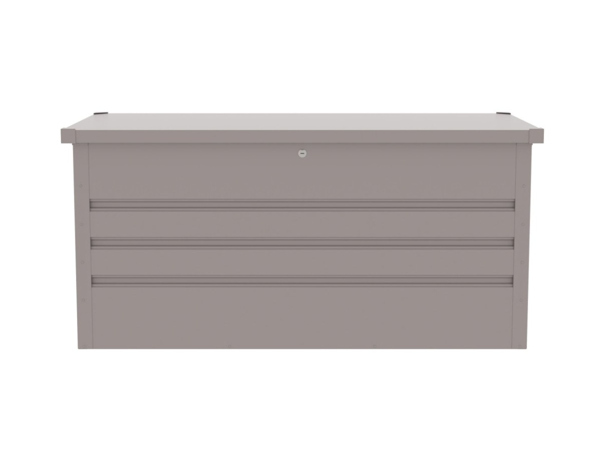 G21 Zahradní box  Denver 400 L, šedý plechový