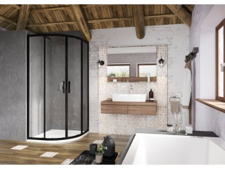 Sprchové kouty –  Ravak BLSCP4 90x90, lesk+transparent