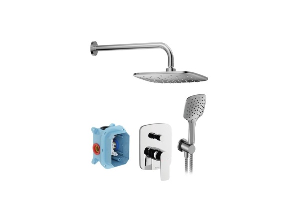 Ravak CL 091.00CR Sprchový podomítkový set, chrom