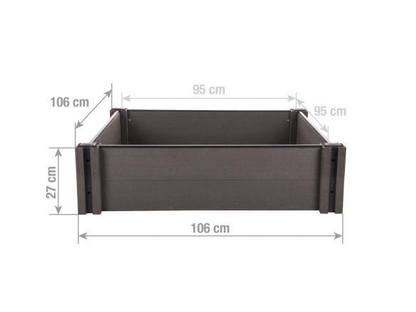 G21 Vyvýšený záhon Crop Square