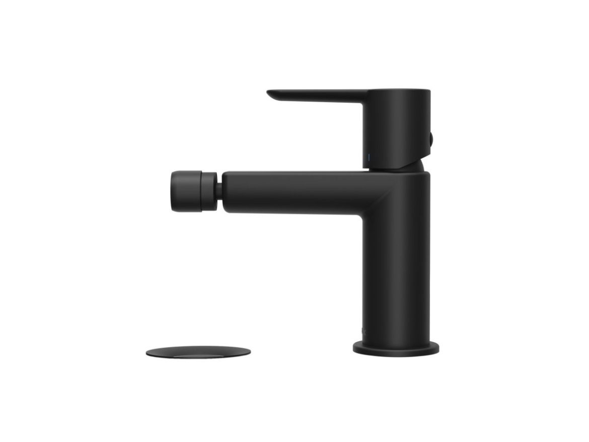 Ravak PU 055.20BLM Bidetová batéria 151 mm s odtokovou armatúrou ClickClack, čierna matná